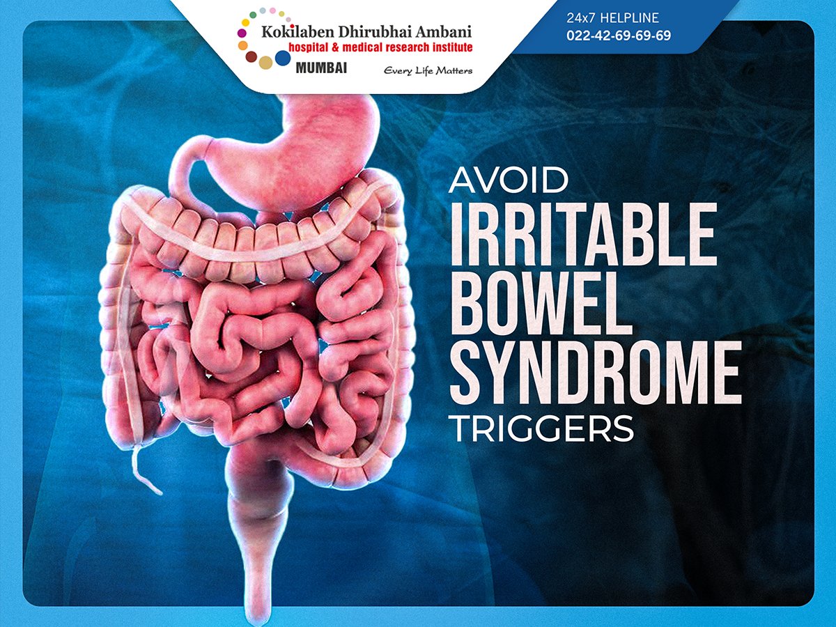 Identify triggers like food, stress, or meds to manage symptoms of IBS. Avoid fatty, spicy, caffeinated, or alcoholic foods. Stay active, manage stress, and prioritize sleep. #IrritableBowelSyndromeAwarenessMonth #DigestiveHealth #WellnessTips