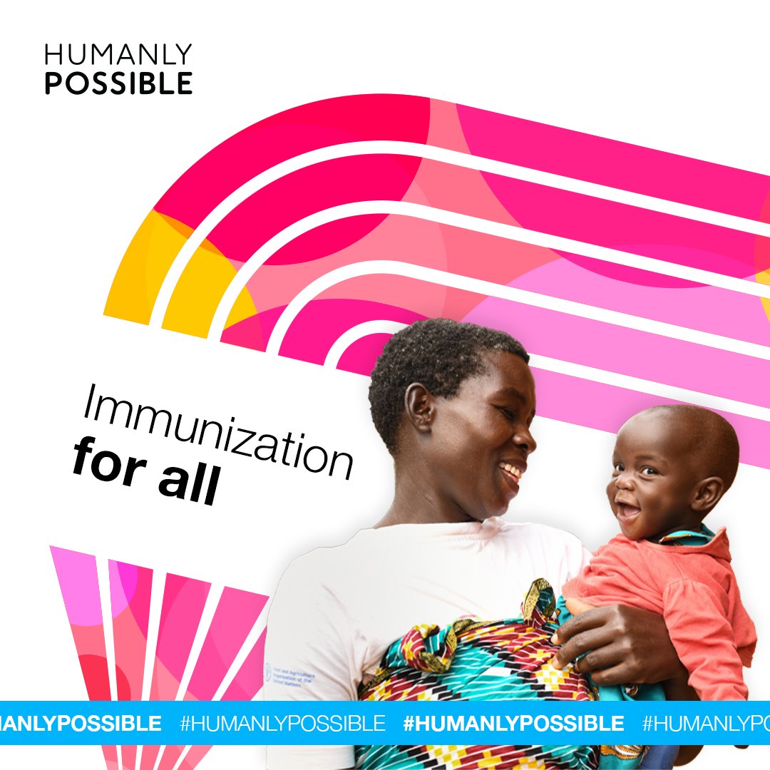 Vaccines are one of humanity’s greatest achievements. In the past 50 years, millions of lives have been saved thanks to immunization. Let’s unite to protect the gains & strive to ensure a world with immunization for all. It’s #HumanlyPossible #AVW2024 #VaccinesWork