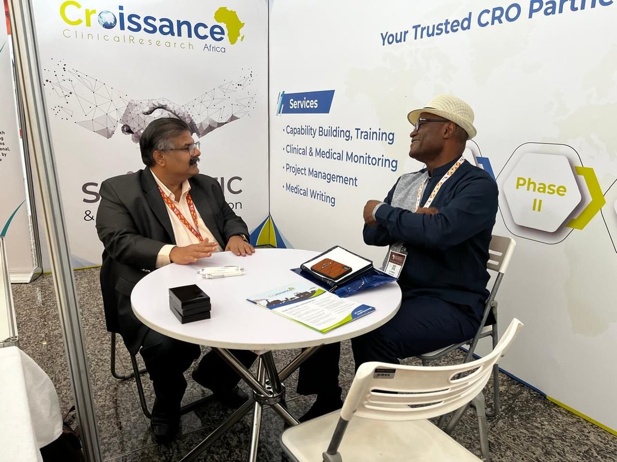 Croissance clinical research Day 4 at MIM conference. #MIMConference #TeamCroissance #clinicalresearch