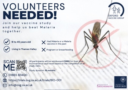 Clinical trials are critical to the development of malaria vaccines, please consider applying. #WorldMalariaDay #clinicaltrials lnkd.in/eD7RNiJ7