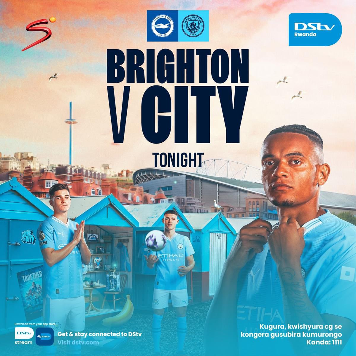 🎉🔥 Get ready for an electrifying clash tonight as Manchester City takes on Brighton in a pivotal match in the race for the EPL title! 🏆⚽