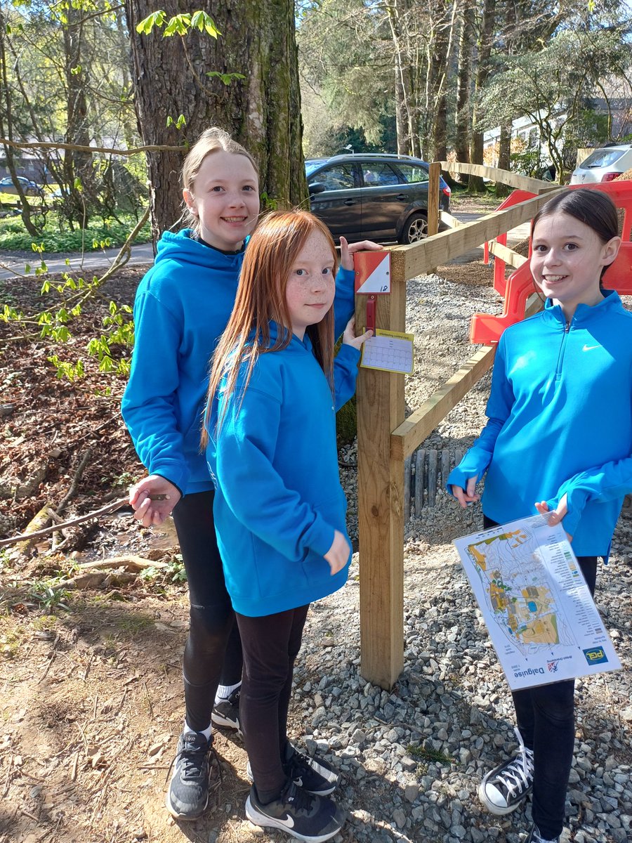 First day at camp, orienteering 😀
