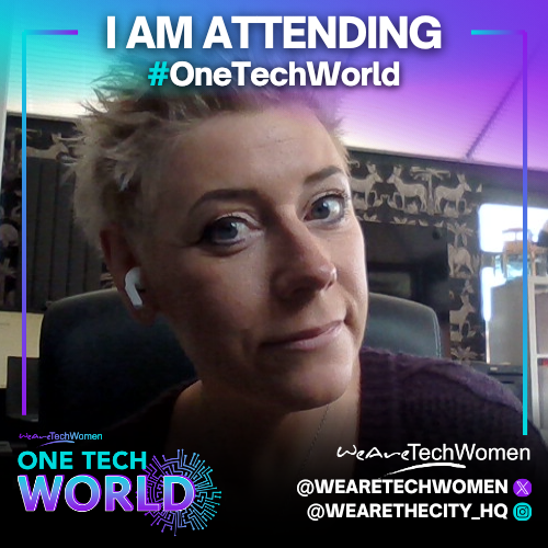 @WeAreTechWomen What an inspiring and interesting event so far. Thank you @WATC_girl and all involved with #OneTechWorld. I'm very proud to be part of this community. #TechWomen100 #TechSheCan