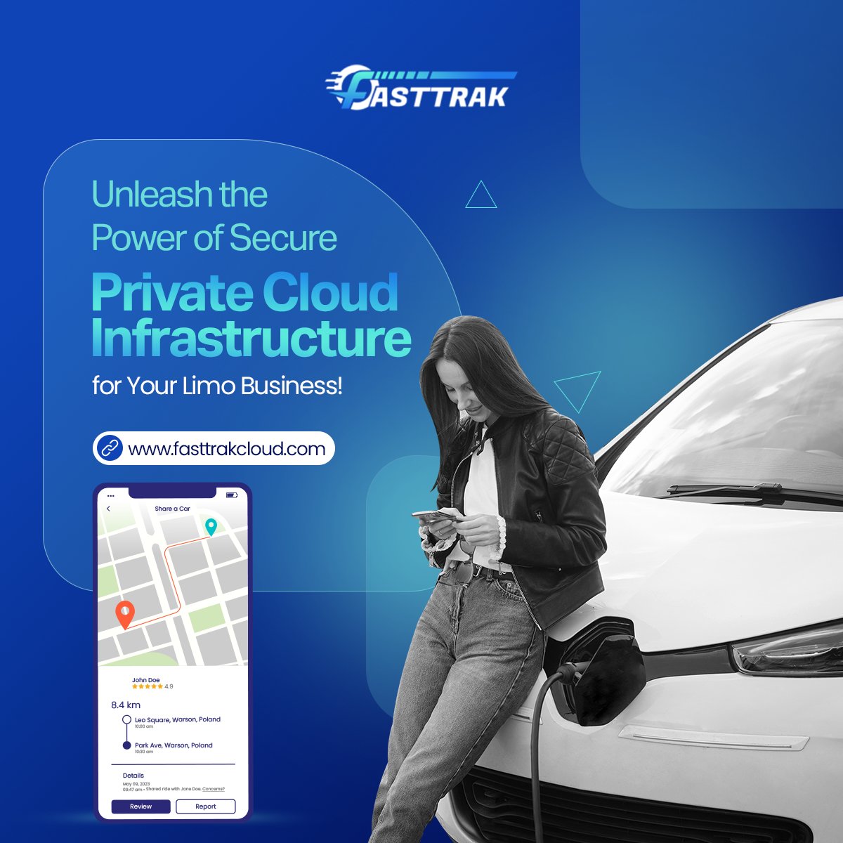 FASTTRAKCloud's tweet image. With FASTTRAK Cloud, trust the industry&apos;s most secure solution for limousine and livery management. Enjoy peace-of-mind with secure booking, dispatching, and billing, all backed by a robust private cloud environment.Learn more: fasttrakcloud.com #PrivateDatabase #Management