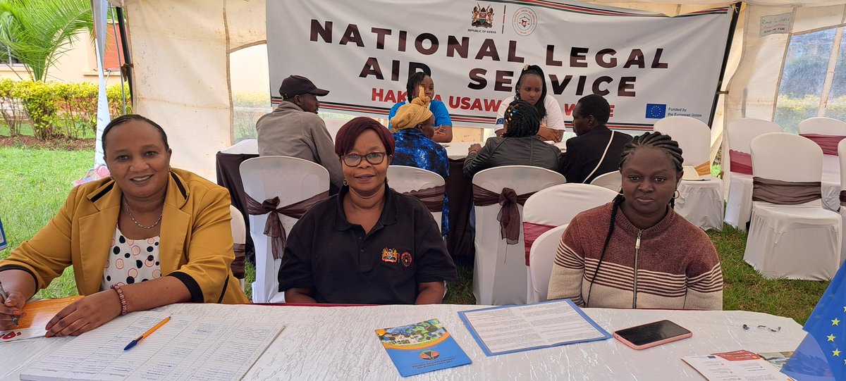 Gearing up for Legal Aid Day as we continue offering free legal services to residents in Eldoret Town. If in Eldoret and need legal help, come to County Commissioner’s grounds. We will offer you solutions to your legal issues, FREE of charge.
#LegalAidWeek #NLAS #AccessToJustice