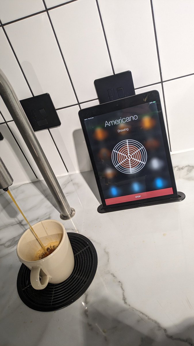 I'm at the <a href="/apatternof/">Pattern</a> slow networking day and the bougie coffee "machine" is a hot topic of conversation...