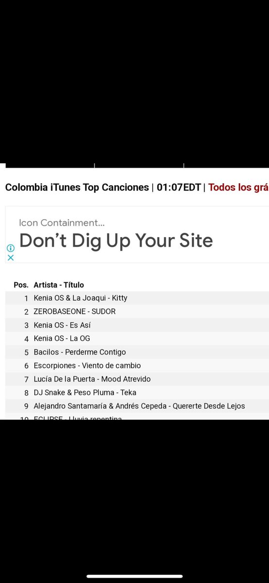 Lucía en el top de ventas en iTunes en ecuador,peru,colombia 
#TeamLu 🔥🔥@luciadelapuerta #iTunes