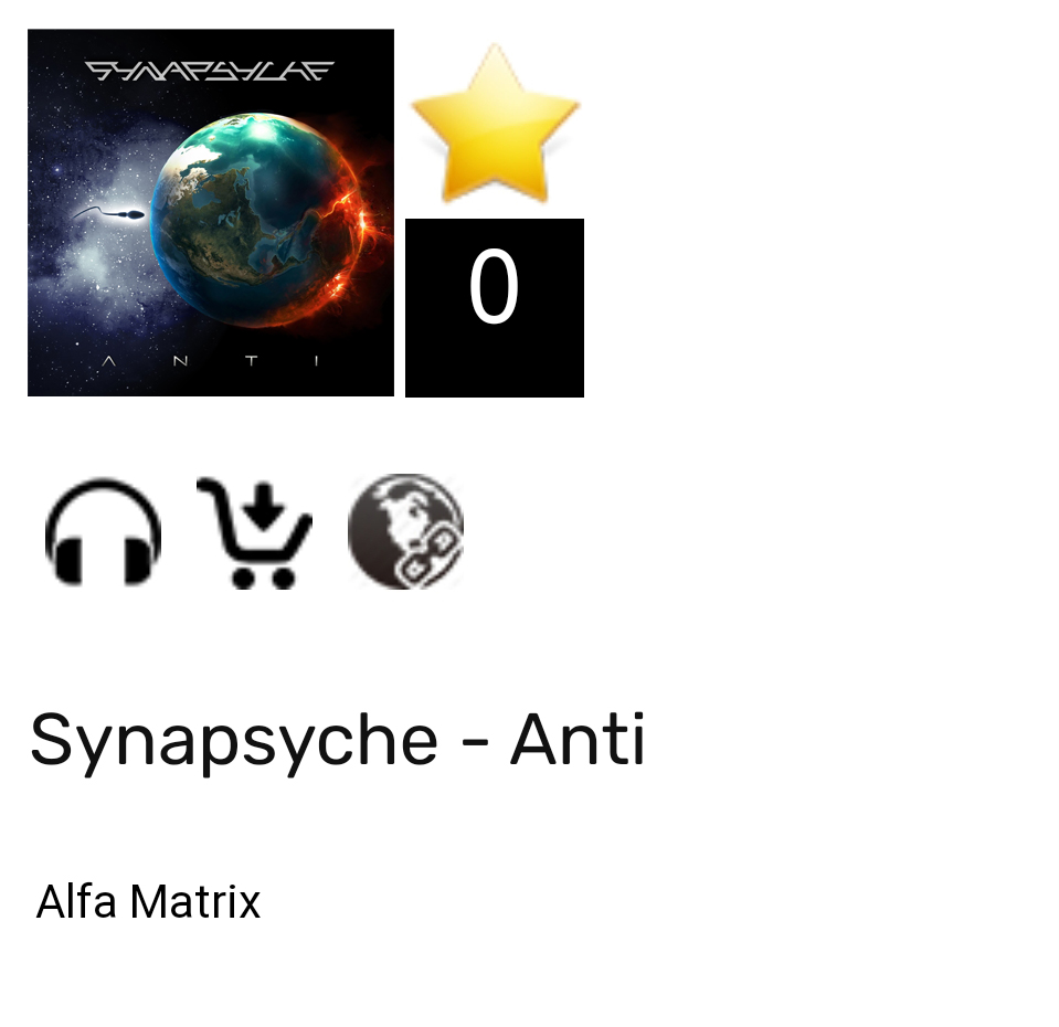 While #ANTI has entered the 'top new albums' section of GEWC [German Electronic Web Charts], after a week from the release, now the question: WHAT'S YOUR FAVOURITE SONG OF THE ALBUM? let us know! STREAM/BUY 'ANTI' band.link/antisynapsyche #synapsyche #EBM #darkelectro #futurepop