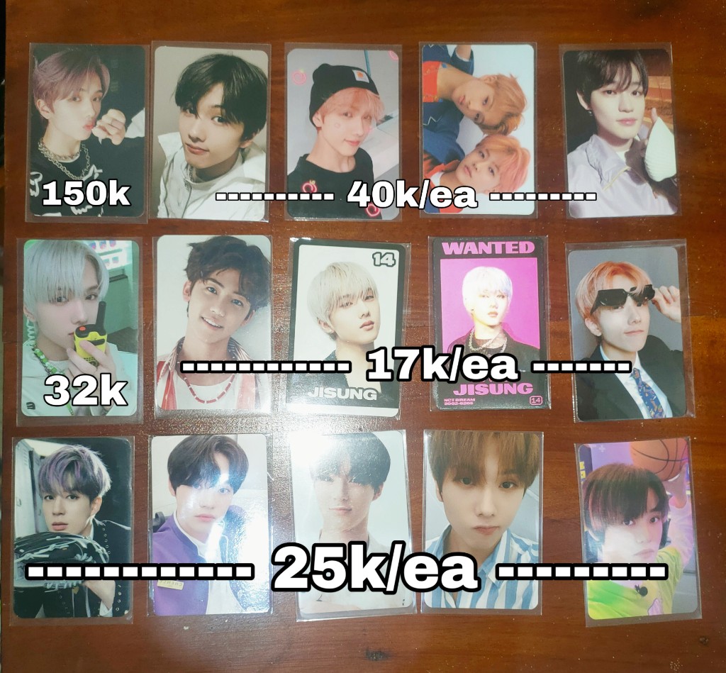 WTS BANG PLIS BELI🥺🕺🏻

aab pc nct 
dom: jogja
inc packing✅ admin❌
detail dm sj yh🫶🏻

tag. want to sell jisung sgs sm global store resonance yizhyu jaemnsung wgu we go up chenle universe glitch mode anniv jaemin trading card agent jeno pendant necklace sg 23 22 basket