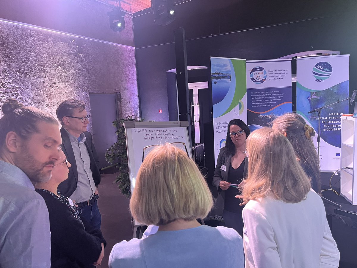 #MarineProtection is crucial to the future of the #Baltic area, but what steps can we take to improve #MPA effectiveness, design and reach? 

At our #Arena2 workshop speakers and participants are working together this morning  to develop new ideas for the future. ✨