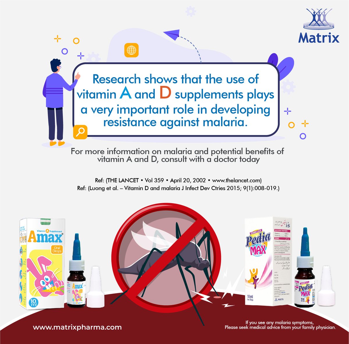 pharma_matrix's tweet photo. World Malaria Day is a reminder that education is very important. Learn about malaria symptoms, prevention methods, and the importance of equitable access to healthcare.

Read our informative blog post:
https://t.co/QalPYGYjcL
#MatrixPharma #WorldMalariaDay #ZeroMalaria https://t.co/iVh9Q29gux