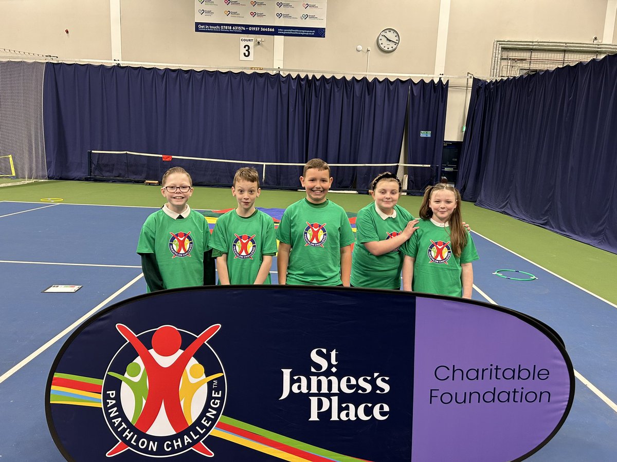We’ve arrive at the Bolton Arena for the @Panathlon North West Multi-skills finals! We are very proud of our team for making it this far! @tamesidessp @TrustVictorious