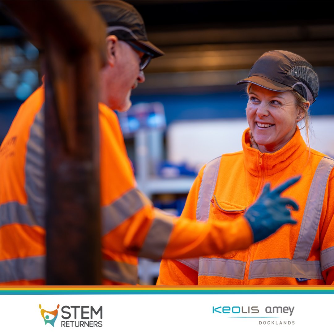 In partnership with STEM Returners, @KeolisAmeyDLR have an opportunity for a Principal Track Technical Officer to join their inclusive and supportive team, based at their site in Poplar, London. To find out more and to apply visit ow.ly/Y8yy50RnQNF #STEMReturners