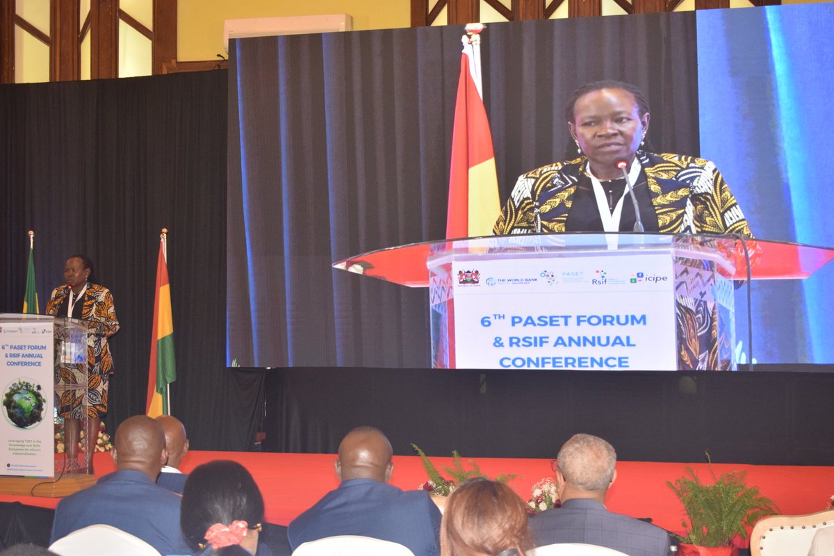 CS for Education Hon. Ezekiel Machogu closes the 6th Partnership for skills in Applied Sciences, Engineering, and Technology (PASET) Forum. The conference focused on leveraging TVET in Africa's knowledge and skills ecosystem for industrialization @Langat_Kipkirui @EduMinKenya