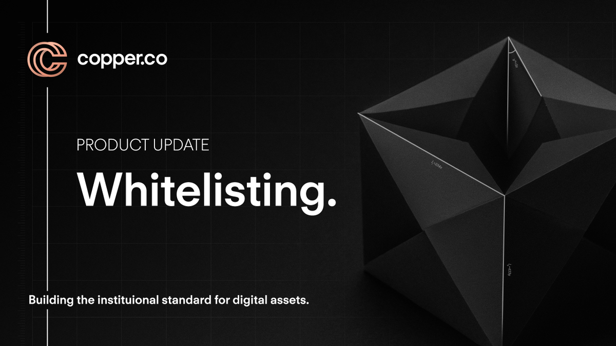 CopperHQ's tweet photo. Whitelisting for Walled Garden is now LIVE on the #CopperPlatform
Adding new users and requesting address whitelisting is now accessible on the Copper Platform for all Walled Garden clients.
This integrated functionality within the platform significantly reduces reliance on PDF forms and streamlines workflows for operations.
These changes adhere to the usual approval configurations of each organisation ensuring that:
✅ Clients maintain control over their accounts
✅ The security and efficiency of our platform is reinforced
✅ Workflows and approvals are streamlined
#DigitalAssets