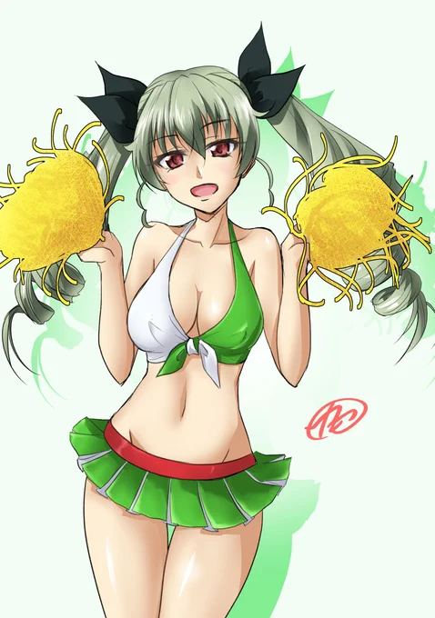 #これを見た人はチアガールをTLに放流しよう おかしいな…もっと描いてると思ったんだけど全然なかった 