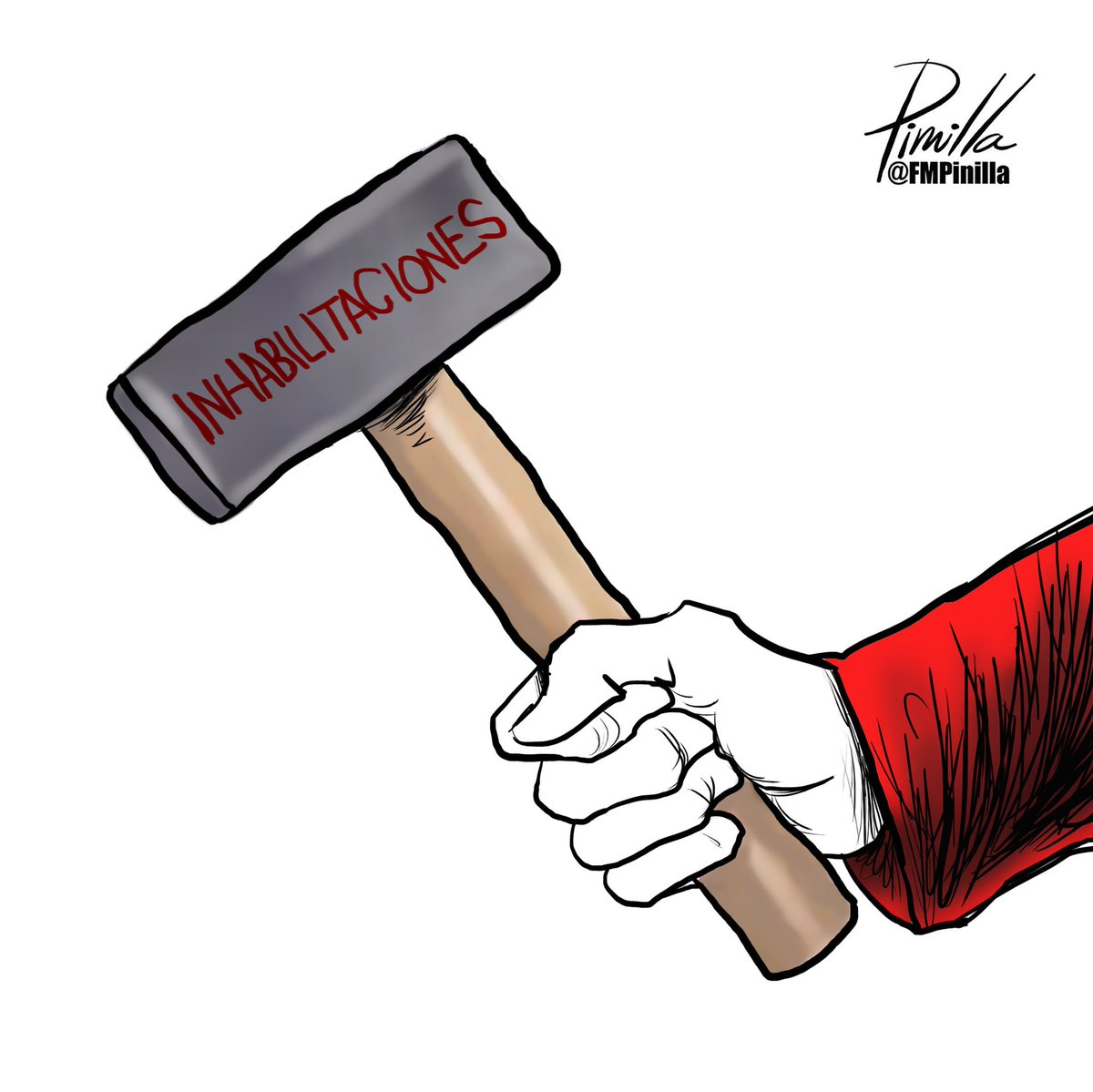 Inhabilitaciones...
•
#caricatura para @elnacionalweb 
•
#caricatura #cartoon #Venezuela #venezolanos #politicalcartoon