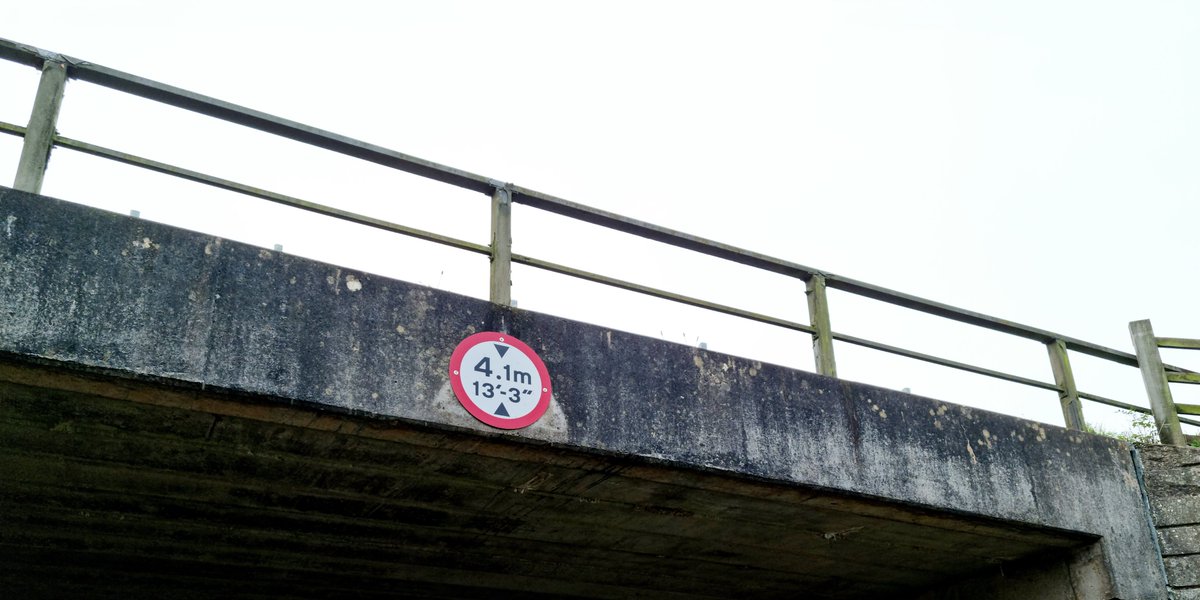 Please ensure you are fully aware of the height of your vehicle before attempting to drive under a bridge. This is particularly important if you’re travelling on a different route or driving a different vehicle than you usually would.