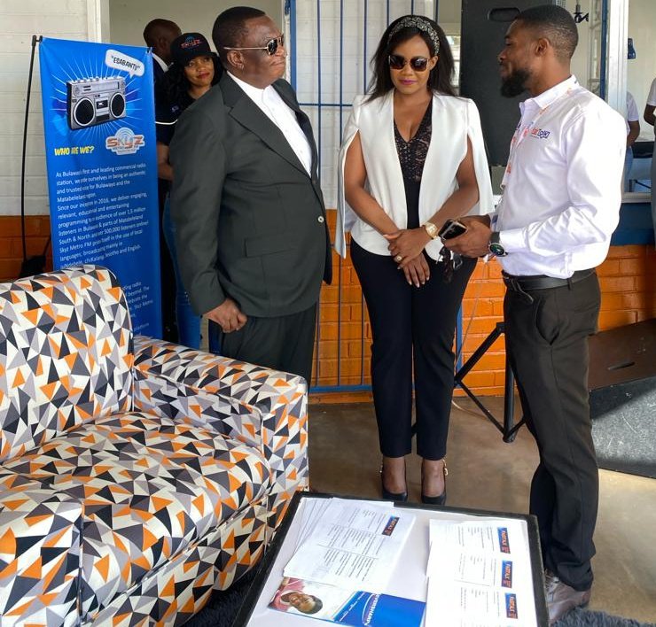 The Vice President Dr Constantino Chiwenga and his wife Colonel Miniyothabo Chiwenga toured our stand this morning at the #ZITF2024 #BeyondTheSky #Esabantu