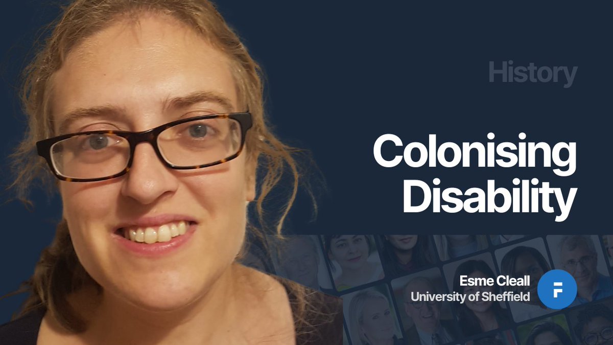 Esme Cleall @unishefhistory explores the construction and treatment of disability across Britain and its empire from the nineteenth to the early twentieth century faculti.net/colonising-dis… #history #Disability #DisabilityTwitter @sheffielduni