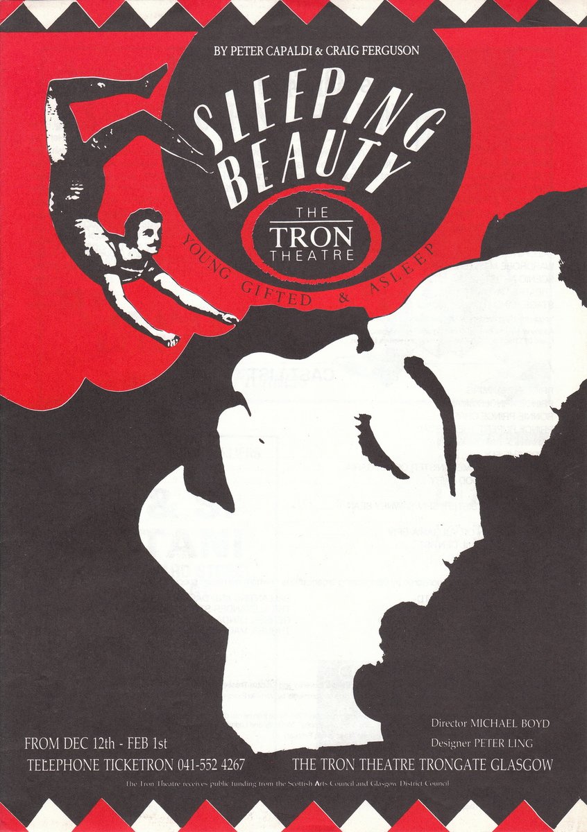 Delighted - managed to buy tickets for Forbes Masson and Alan Cummings event @edbookfest  
First time I saw Alan and Forbes on stage was  The Sleeping Beauty at The Tron 1986 - hilarious - best panto ever. Written by Peter Capaldi and Craig Ferguson.