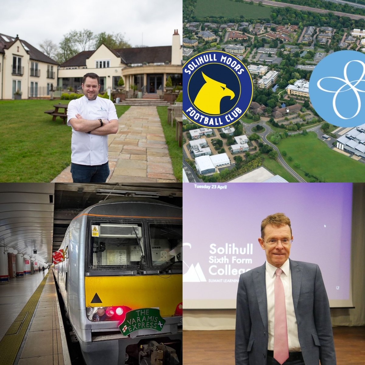 It's newsletter time 🗞 👨‍🍳Chef in new partnership with luxury hotel ⚽Business park to support football club’s trip to Wembley 🚄Railway logistics company launches new zero emissions freight service ⭐West Mids mayor visits Solihull college More news 👉 tinyurl.com/37kxth25