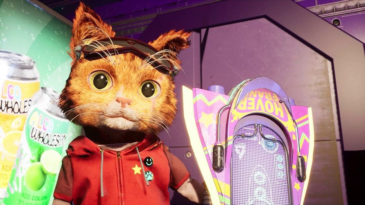 A cat with his friendly hoverboard F.R.A.N.K and a perpetually sad AI, CH1P, are the only things standing between what’s left of society and a horde of blood-thirsty unicorns and toys. Watch the announcement for Gori: Cuddly Carnage: bit.ly/3QgZVYK