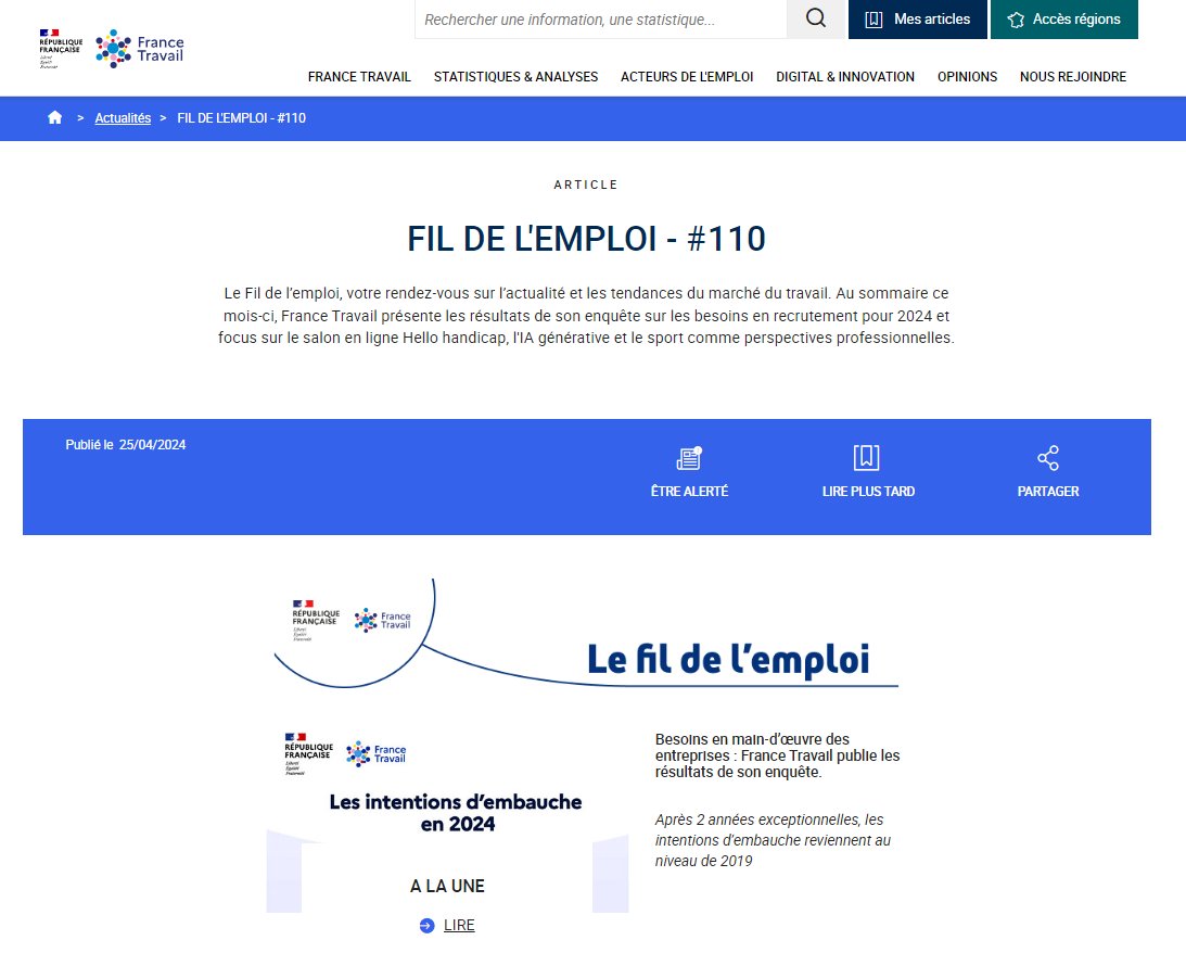 France Travail tweet media