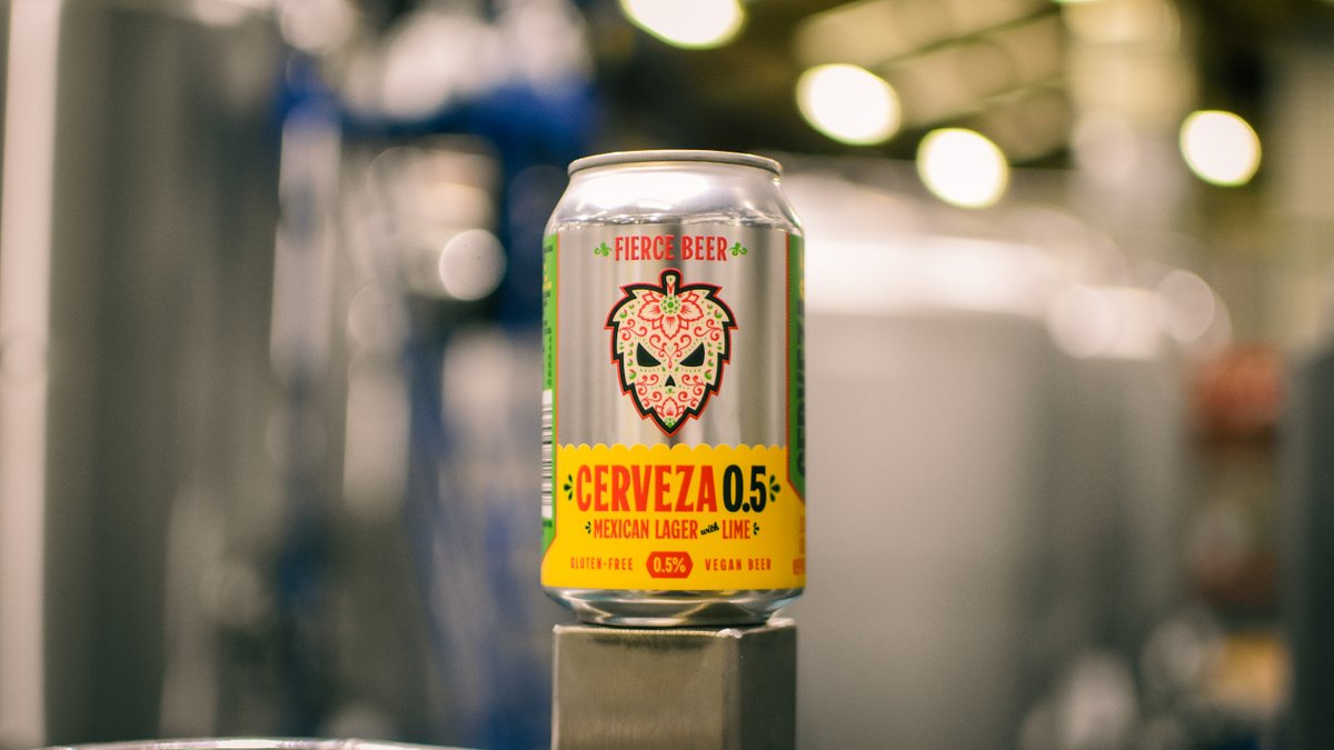 FIERCE CERVEZA 0.5 🙌 🍻🇲🇽 Light ✅ Refreshing ✅ Full of flavour ✅ No alcohol ✅ Sounds ideal to us! 🤝 Grab a can of Cerveza 0.5 now 👇 🔗 loom.ly/lLsgTyU