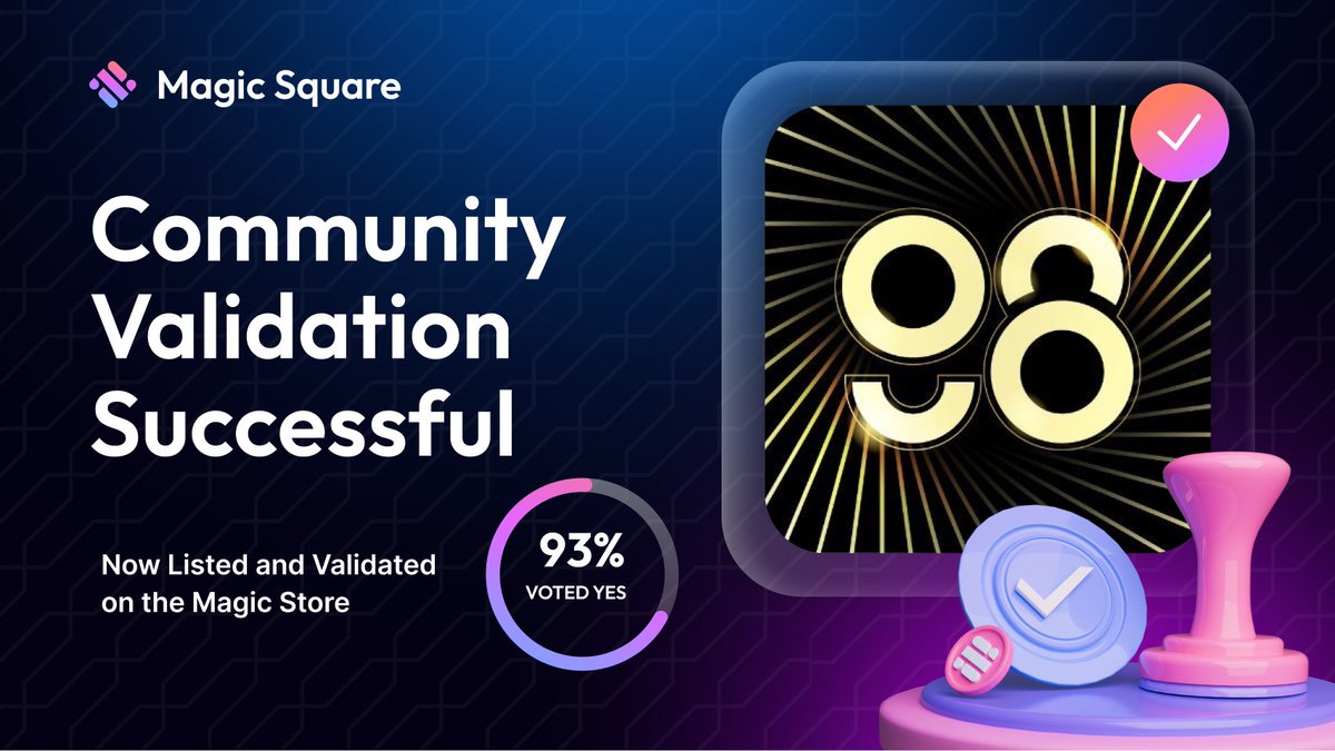 🌟 @coin98_wallet: Your Gateway to Web3 is now Listed and Validated on the Magic Store. 🌐 Extensive Network Support 🔐 Enhanced Security and Accessibility 🌍 Global Reach and Adoption Find out now ➡️ magic.store/app/coin98-sup…