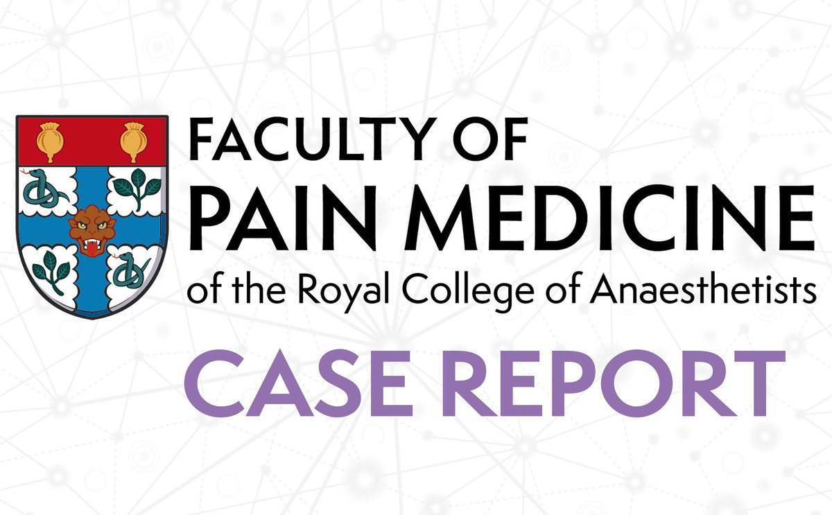 Have you seen April's #caseofthemonth? @drjeevansunil discusses Complex Regional Pain Syndrome: fpm.ac.uk/documents/case…