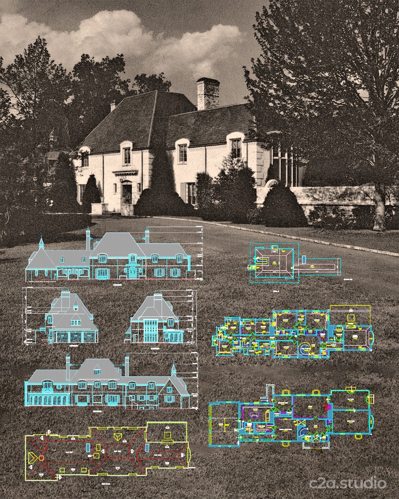 Here's the full set of documents we drafted of a 1937 New England estate.
⁠
#architecture #residentialarchitecture #residentialarchitect #renovation #historicpreservation #historicarchitecture #heritagebuildings #historicrenovation #1930s #pre-war #prewar #georgianarchitecture