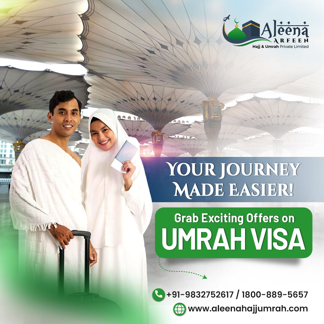 Aleena Arfeen Hajj And Umrah are offering great deals on Umrah Visa.🕋✈️ Dial ☎️91-9832752617 to book your pilgrimage.

#umrah #UmrahVisa #UmrahTour #Hajj #HajjandUmrah #Allah #SWT #AleenaArfeenHajjAndUmrah #umrah2024 #Hajj2024