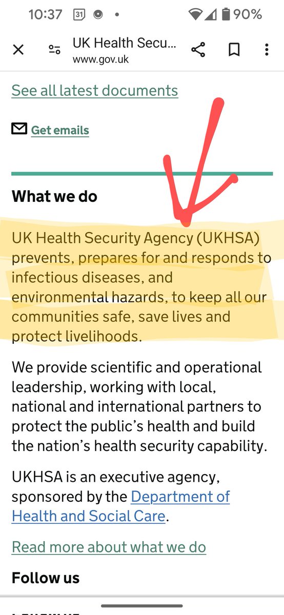 So UKHSA accepts & indirectly admits the Pandemic is not over. Why are they still failing the UK by not mitigating against it's impact then? Why aren't masks in healthcare mandatory? Why isn't proper public health advice being given? I'd like to remind @UKHSA of their purpose