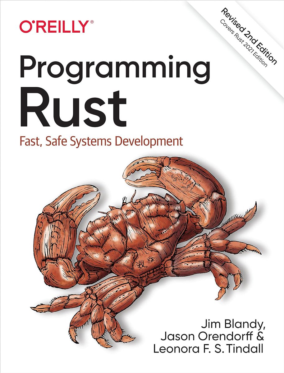 Programming Rust: Fast, Safe Systems Development amzn.to/3xOlvxw

#programming #developer #programmer #coding #coder #webdev #webdeveloper #webdevelopment #datascience #machinelearning #softwaredeveloper #computerscience #rust #rustlang #rustprogramming