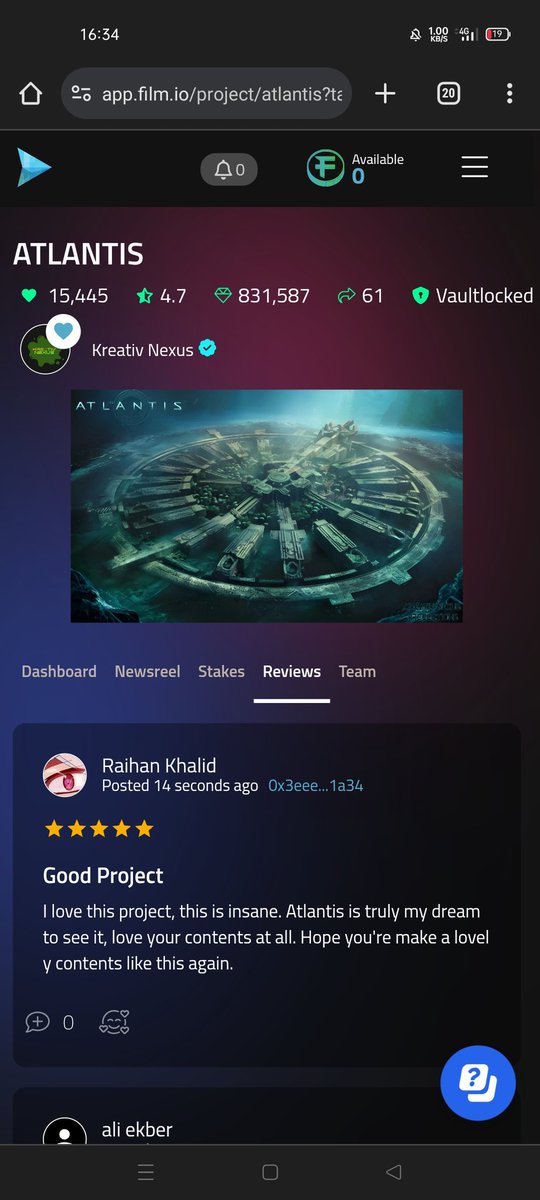 xbyteid's tweet image. join me on Film.io @Filmio_Official

#filmio #original #democratize #films