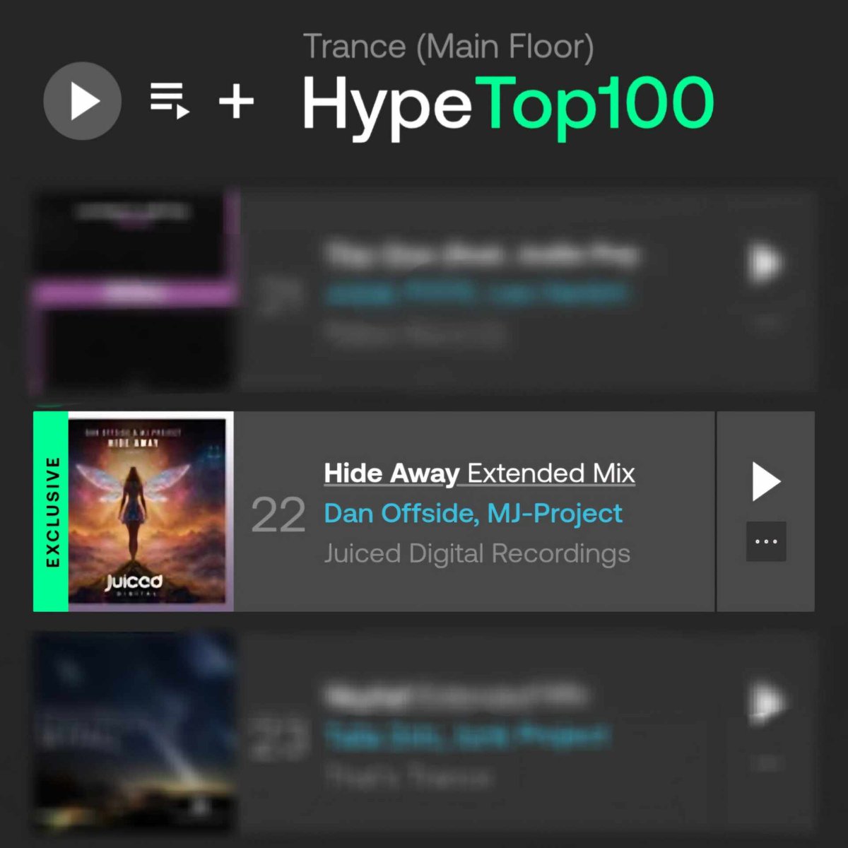 96 in @beatport trance main chart & 22 in hype chart Dan Offside & MJ Project - Hide Away Buy here: juiceddigital.ampsuite.com/releases/links… Released by: Juiced Digital #trance #trancefamily #fypシ゚ #techtrance #upliftingtrance #juicedpure #releaseday #beatport #juiceddigital #vocaltrance