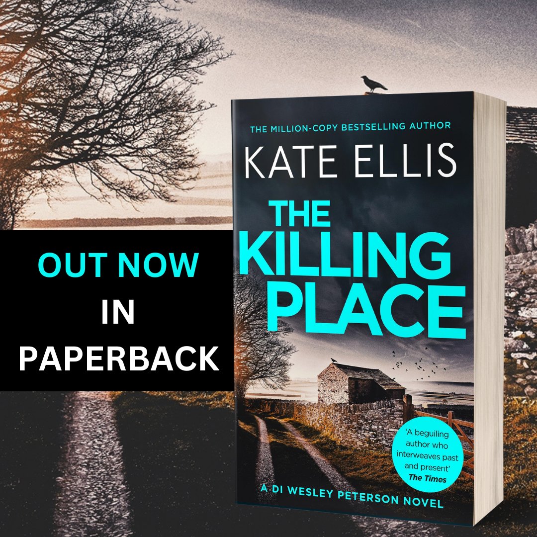 Hooray! The paperback of THE KILLING PLACE is out officially today.