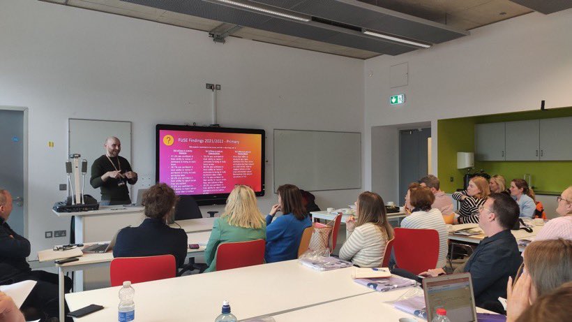 ABC members were delighted to present yesterday to the DCU Changemakers School Network on the FUSE Anti-Bullying and Online Safety Programme and cyberbullying in schools. #FUSE #OnlineSafety