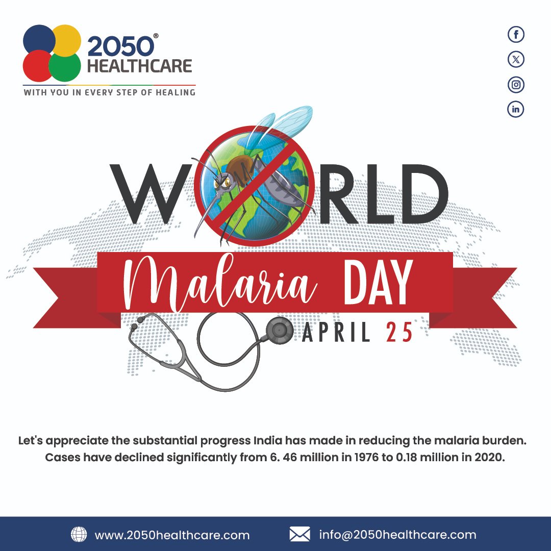 Let's commit to defeating malaria and building healthier communities
#DefeatMalaria #FightTheBite #MalariaFreeWorld #HealthForAll #2050Healthcare