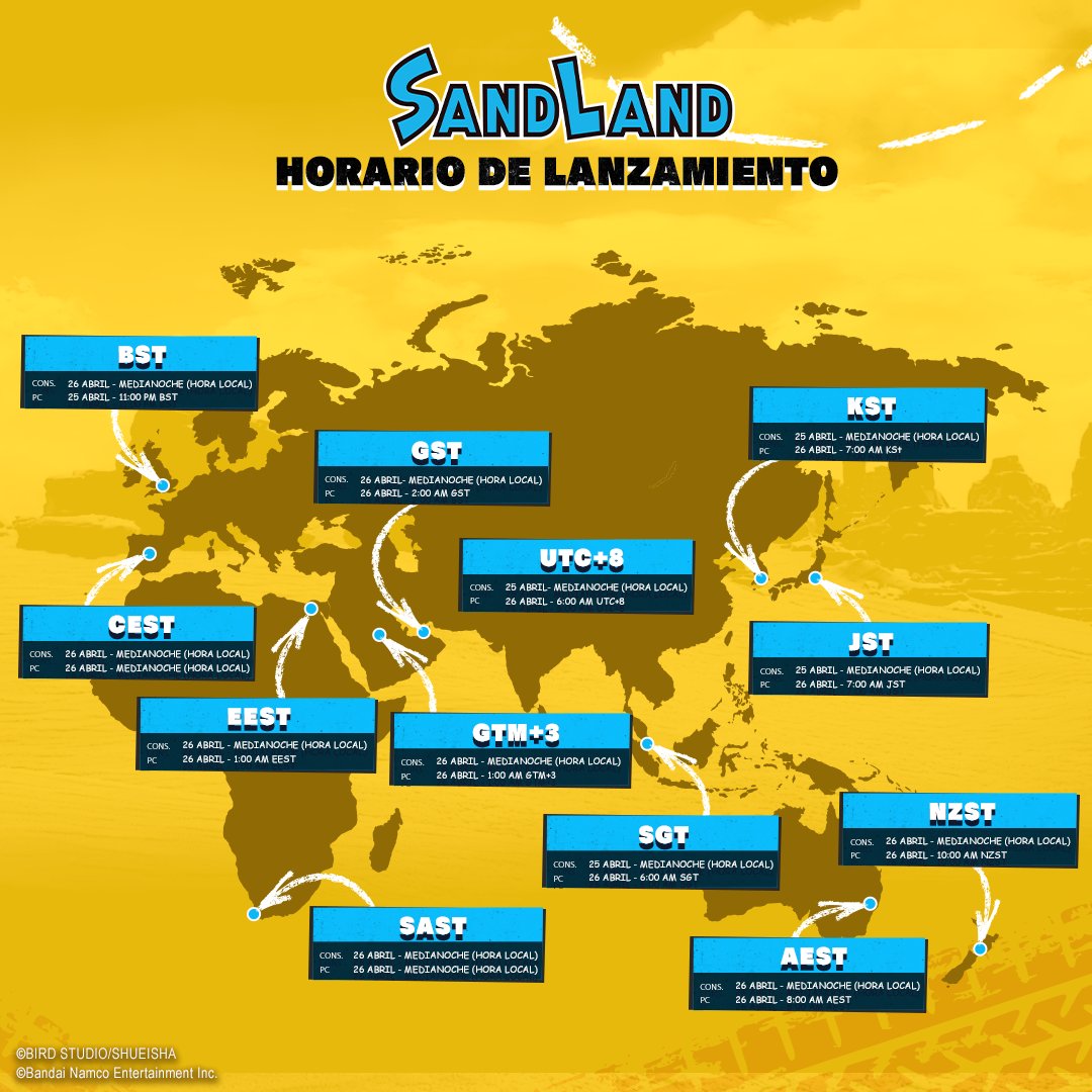 Abróchate el cinturón y prepárate para la aventura. ¡#SANDLAND estará disponible mañana!