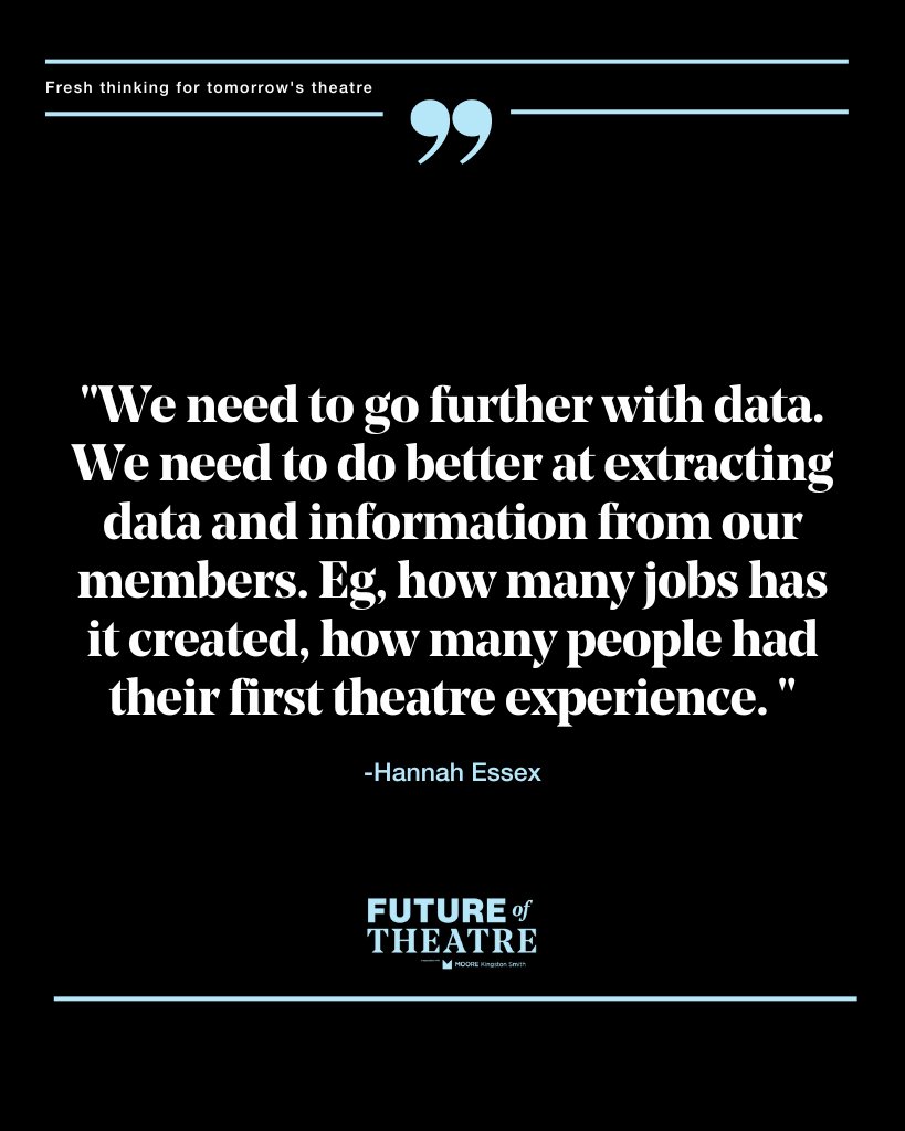 'We need to be on the front foot when it comes to data'. Hannah Essex on what we can be doing to continue making the case for the arts.