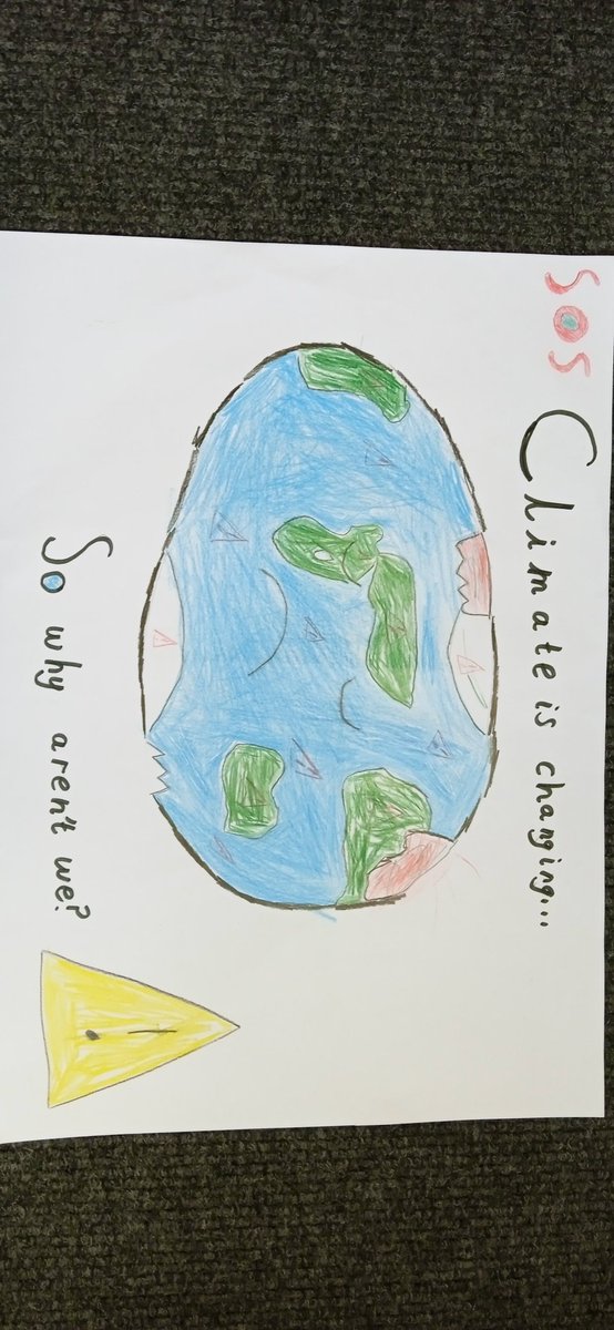 Just one of the many posters created to celebrate World Earth Day this week with a very powerful message.