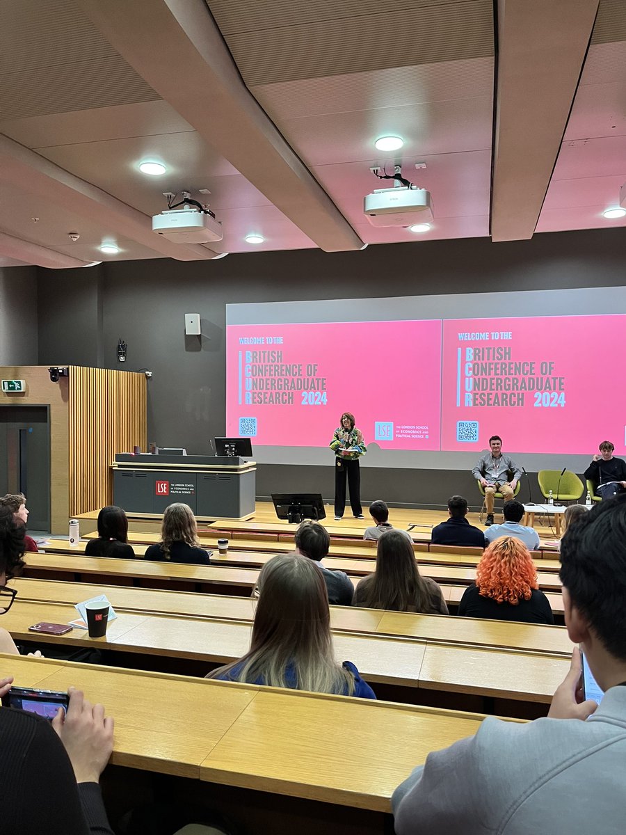 jo_huett's tweet image. Lovely welcome from London School of Economics for  #BCUR24 Exciting to be here at last.