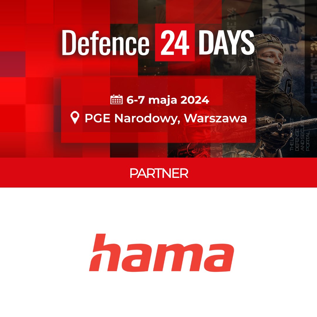 Hama, we greatly appreciate your participation! || Hama,  bardzo doceniamy Wasz udział!     

The registration is open: defence24days.com || Rejestracja trwa: defence24days.pl 

#Defence24Days #Defence24 #d24days #security #defenceindustry #wojsko #siłyzbrojne…