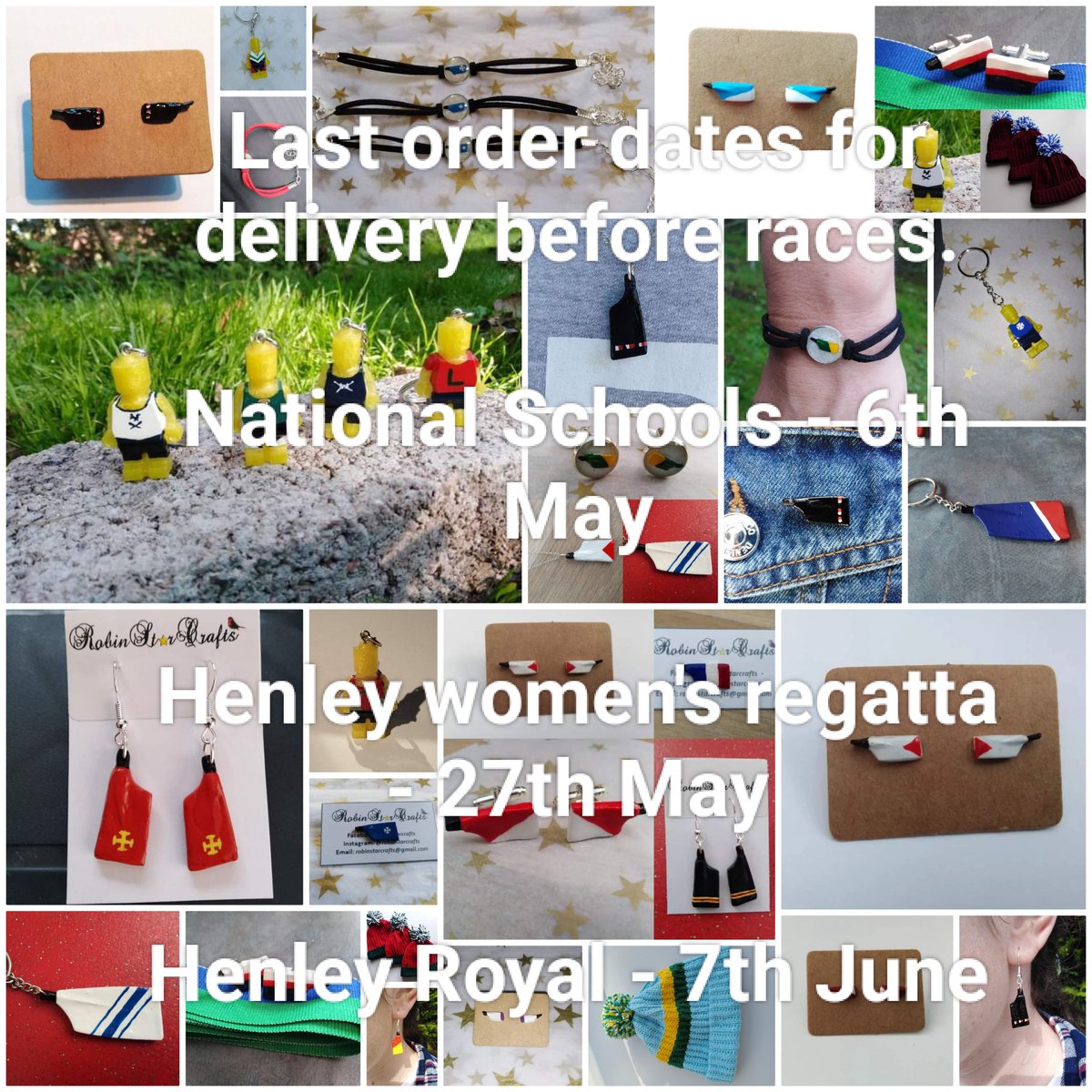 Last order dates for guaranteed delivery before races! Orders placed after these dates may or may not arrive before racing