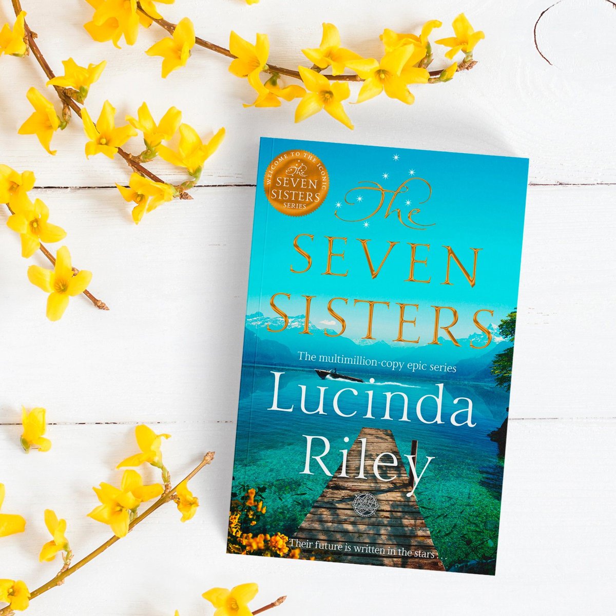 Now is the time to discover The Seven Sisters by <a href="/lucindariley/">Lucinda Riley Books</a>, the first book in the spellbinding series that has captivated millions of readers around the world!
 
This beautiful new paperback is published today 😍 

Order your copy here ✨ buff.ly/4ddbn1l