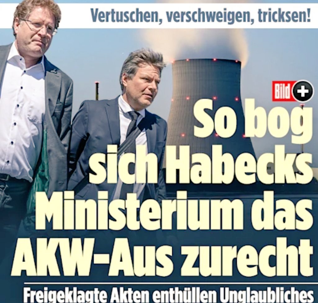 Sehr geehrte @DasErste und @NDRinfo: Kommt der ARD Brennpunkt zu den Atomausstieg-Manipulationen um Habeck und Paus heute wie gewohnt um 20.15 Uhr, direkt nach der @tagesschau ?