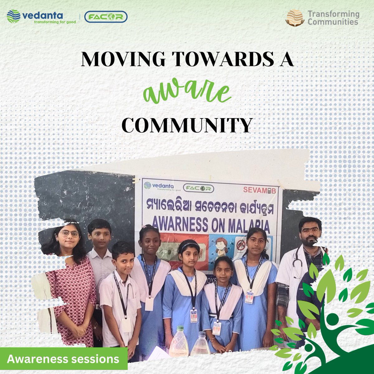#FACOR stands strong with its aim of Transforming Communities, dedicated to #SupportingOurCommunity in their journey toward #improvedhealth and environmental sustainability. #WorldMalariaDay2024 #transformingforgood #vedanta #transformingcommunities #facorcares #communityfirst