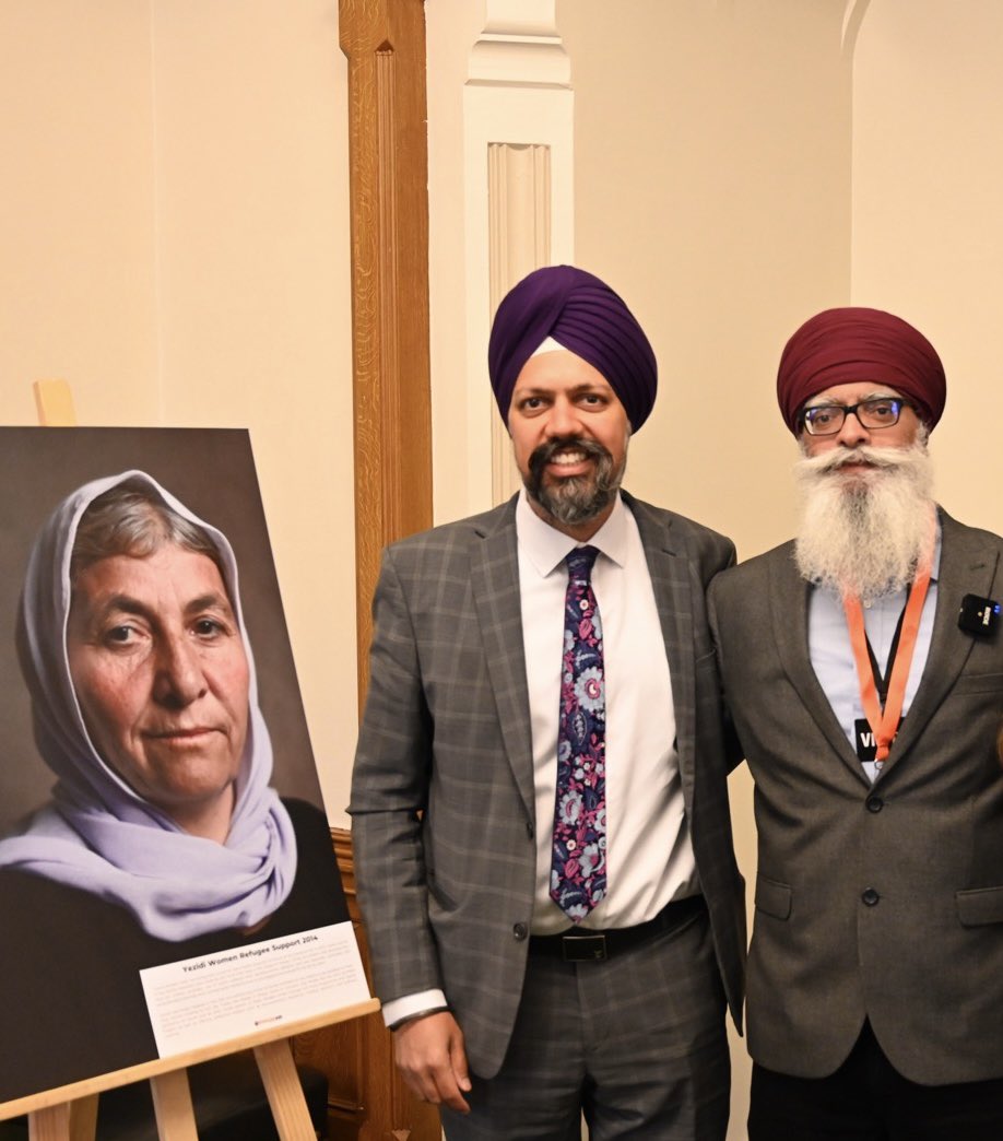 Our local MP @TanDhesi at the @Khalsa_Aid event in @HouseofCommons last Tuesday Tan is always very supportive of the work of Khalsa Aid 🙏🏻